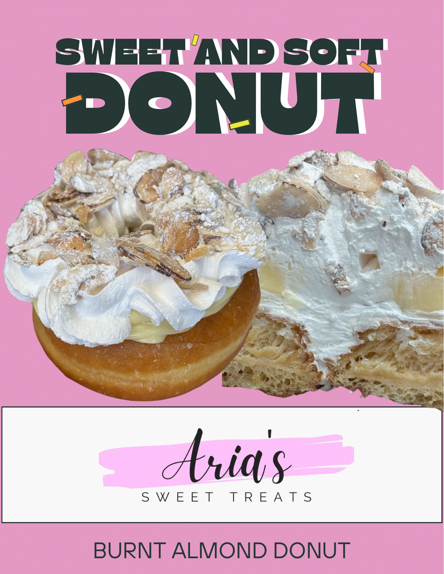 Burnt Almond Glaze Donuts