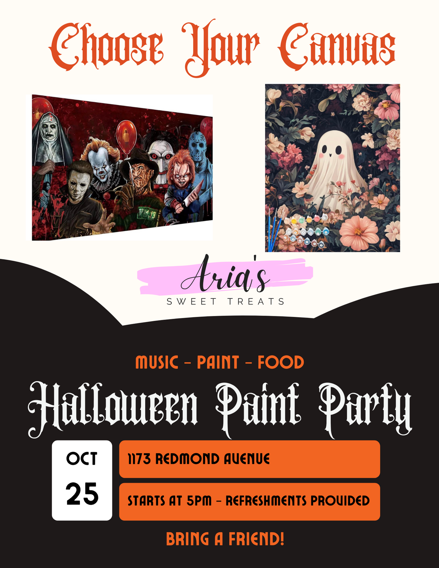 Halloween Theme Paint By the Numbers - 10/25 @ 5PM
