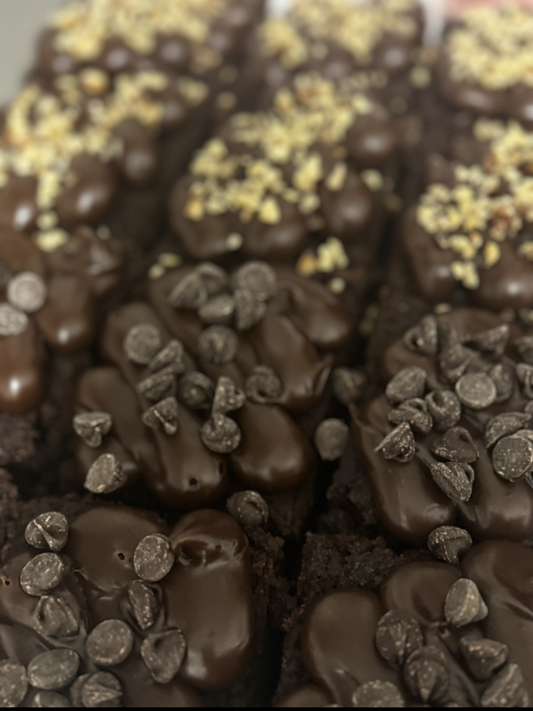 Double Fudge Brownies - 1/2 Dozen